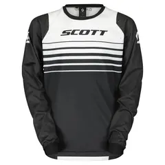 Scott Evo Swap Jr Trøye - Sort/Hvit Lettvekter med optimal ventilasjon!