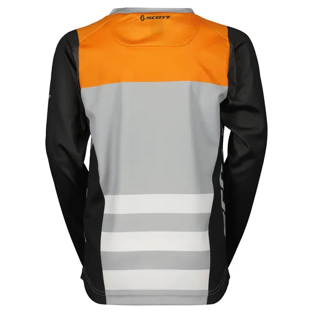 Scott Evo Race JR Trøye - Sort/Oransje Lettvekter med optimal ventilasjon! 