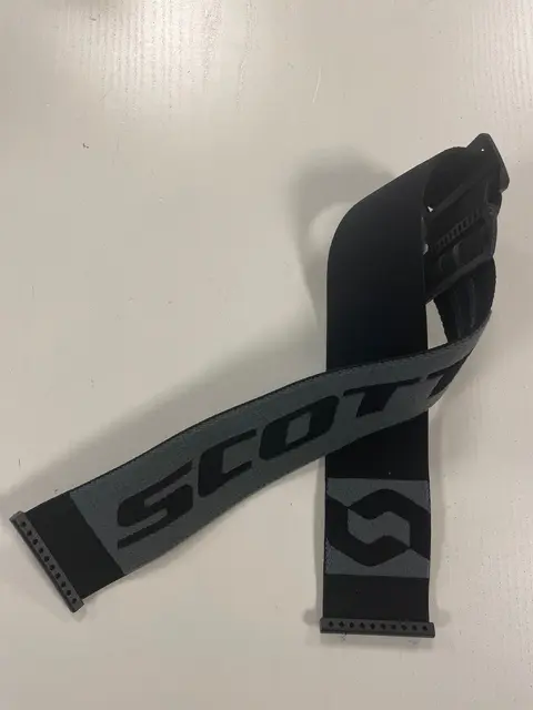 Scott Factory Stropp 50mm, Sort m/logo Scott Logo 
