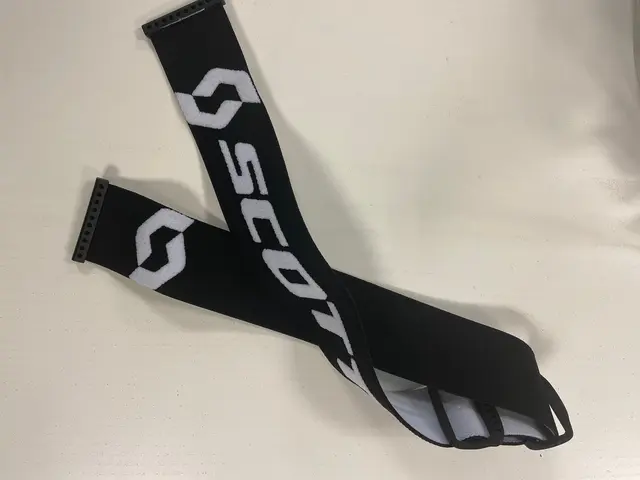 Scott Factory Stropp 40mm, Sort/Hvit Scott Logo 