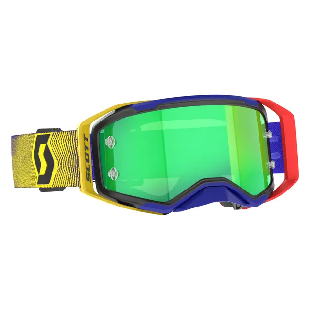 Scott Prospect 2.0 MX Brille - Rød/Gul Grønn Krom Works Linse 