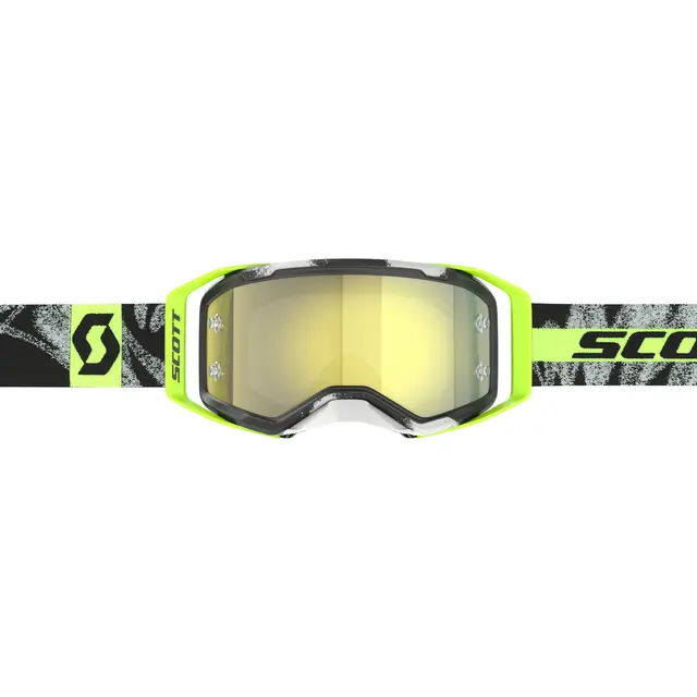 Scott Prospect 2.0 MX Brille - Sort/Gul Gul Krom Works Linse 