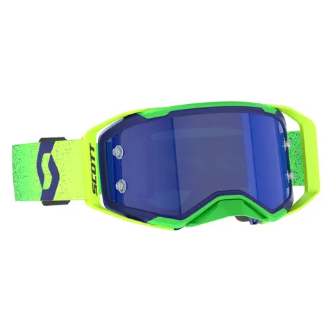 Scott Prospect 2.0 AMP Chrome MX Brille Blå Krom Works Linse