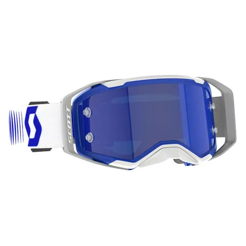 Scott Prospect 2.0 AMP Chrome MX Brille Blå Krom Works Linse