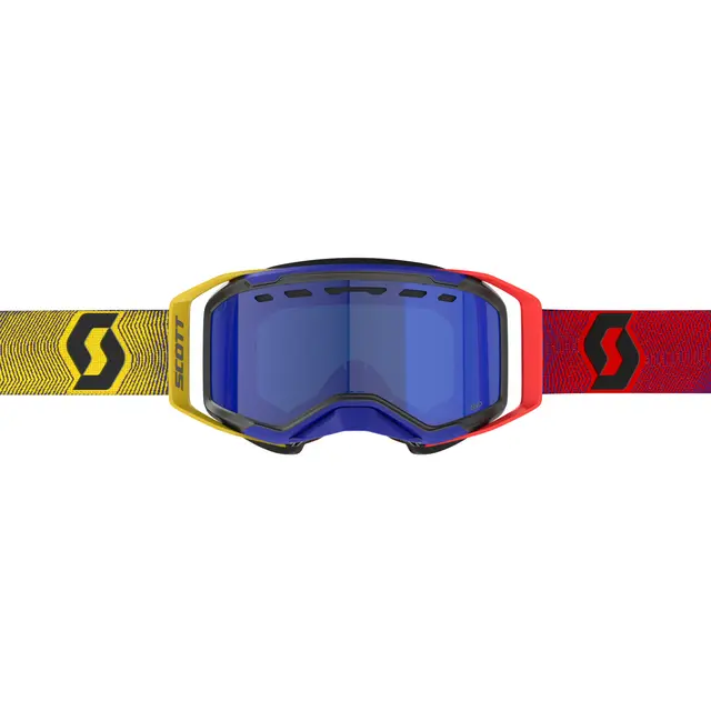 Scott Prospect 2.0 SMB Chrome SX Brille enhancer Blå Krom Linse 