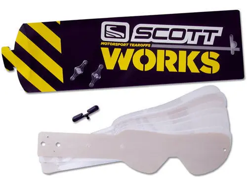 Scott Works Tear Off 80's - 10PK Passer alle 80's glass med pinner 