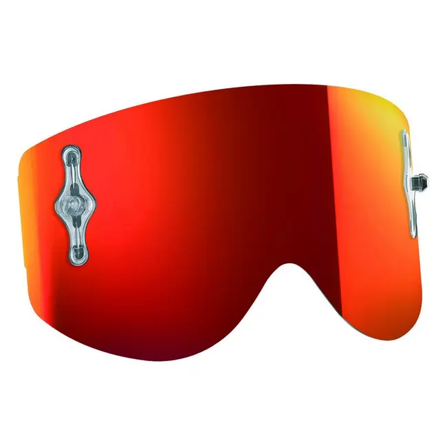 Scott MX Enkel Linse - Oransje Krom Recoil XI/ 80 -Serien/ OTG87 