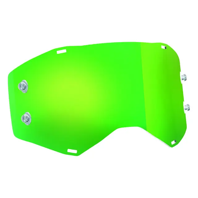 Scott MX Prospect Linse - Grønn Krom AFC Works, Enkel Linse 