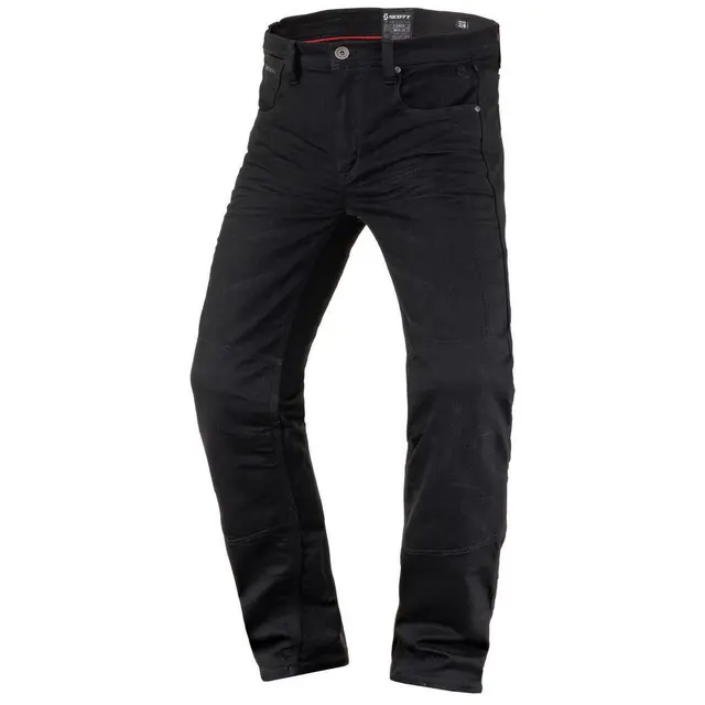 Scott Denim Bukse Stretch - Sort CE-Beskyttere, Kevlar, Aramid, Lett 