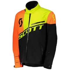 Scott Shell Pro Jakke - Sort/Neon Gul Lett skalljakke m/stretch og ventilasjon