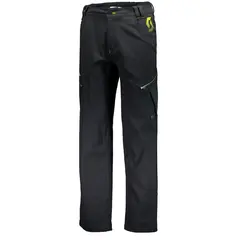 Scott Bukse Factory Team - Sort/Gul, L Mekanikker bukse med stretch