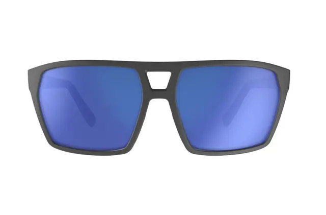 Scott Tune Solbrille Sort Blå Krom Linse 