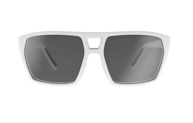 Scott Tune Solbrille Hvit Grå Linse 