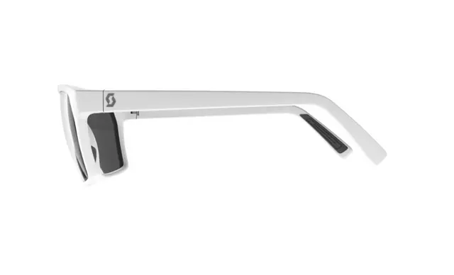 Scott Tune Solbrille Hvit Grå Linse 