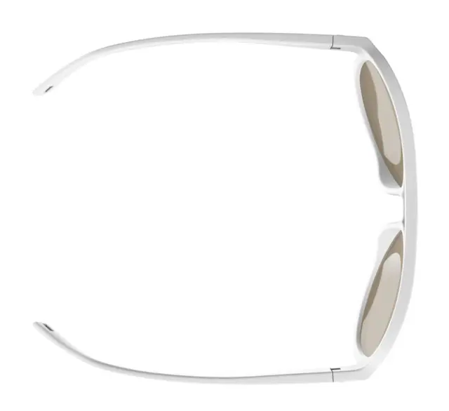 Scott Bass Solbrille Hvit Brun Linse 