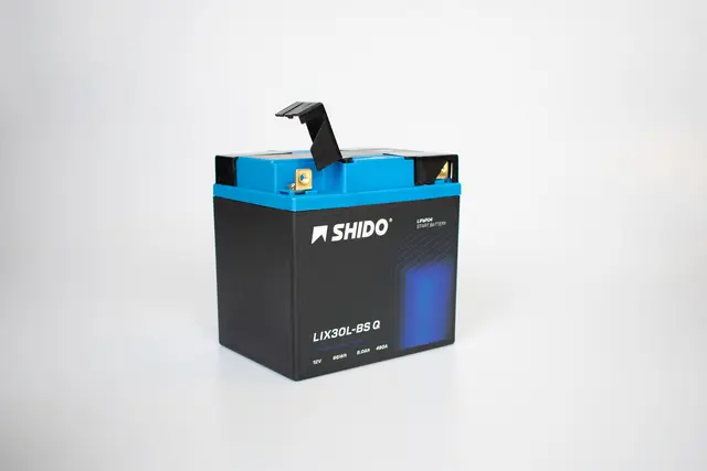 Shido LIX30L-BS Lithium Batteri 12V, 9Ah, 96Wh, 167x124x163 