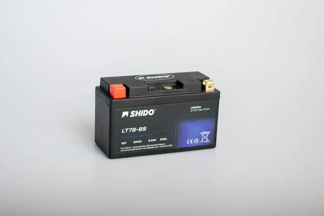 Shido LTZ7B-BS Lithium Batteri 12V, 3Ah, 36Wh, 148x64x92 