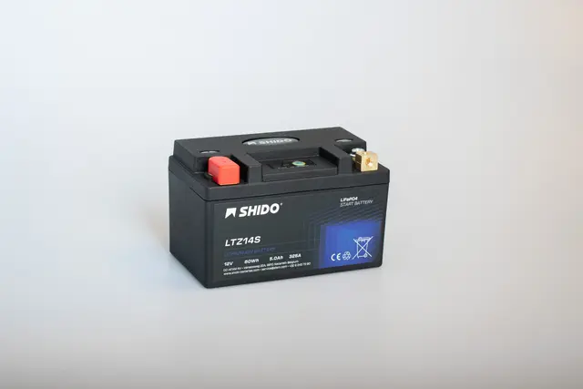 Shido LTZ14S Lithium Batteri 12V, 4.5Ah, 60Wh, 150x87x110 
