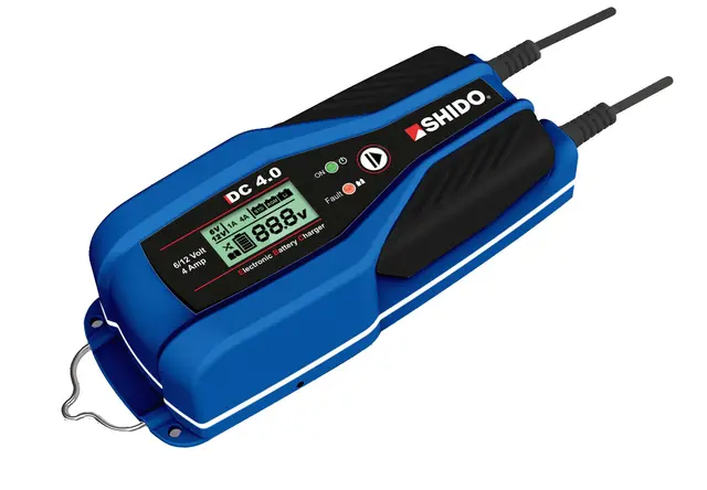 Shido Kombilader 6/12V, 1/4A LiFePO4, GEL, AGM og blybatterier 6/12V 