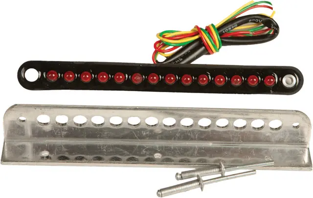 Baklykt, LED - Universal Bremselys, Vanntett 