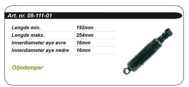 Støtdemper Arctic Cat - Olje OEM: 0603-098 0603-099 0603-023 