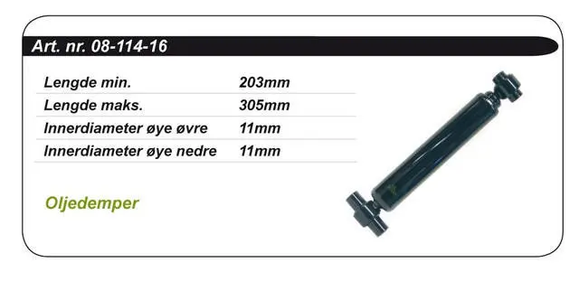 Støtdemper Yamaha Standard - Olje OEM: 8J52335000 8J62335000 
