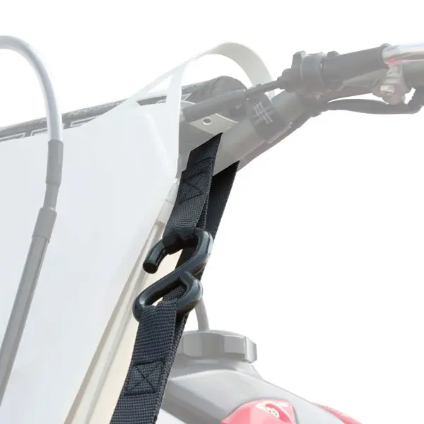 UNIT Kamlås-Stropper, Sort Vinyldekte kroker, U-Sløyfe 