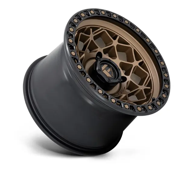 Fuel Unit UTV 15X7 - 4X137, 110.10, +10 Bronse med Sort Matt Ring 