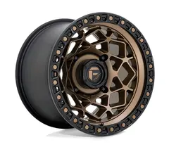 Fuel Unit UTV 15X7 - 4X137, 110.10, +10 Bronse med Sort Matt Ring
