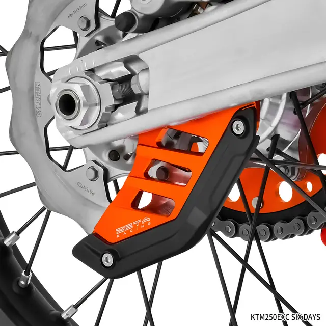 ZETA Skive-Guard Bak, Ora. GG/HQ/KTM 125cc-> 
