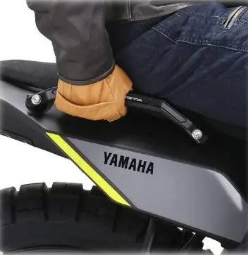 ZETA Grab Bar Håndtak - Yamaha T7 20->, Svart adonisert solid aluminium 